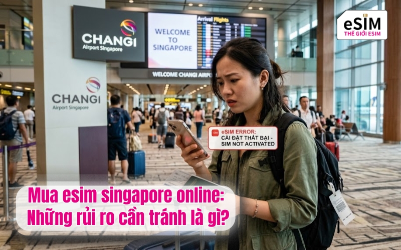Mua esim singapore online: Những rủi ro cần tránh là gì?